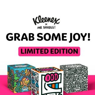 Kleenex x Mr Doodle 限量版藝術盒裝紙巾 (1盒48張)